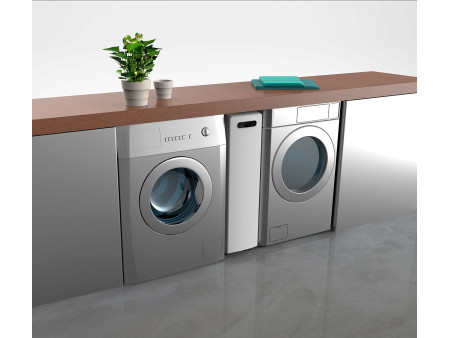 EDA Desserte mobile MOBILO, 3 tablettes, PP, blanc