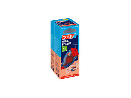 tesa Roller de colle rechargeable PERMANENT GLUE, pack de 2