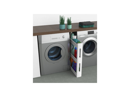 EDA Desserte mobile MOBILO XS, 3 tablettes, blanc