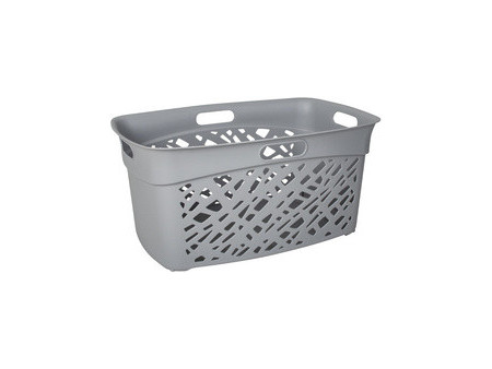 EDA Corbeille à linge ALMERIA, 45 litres, PP, gris