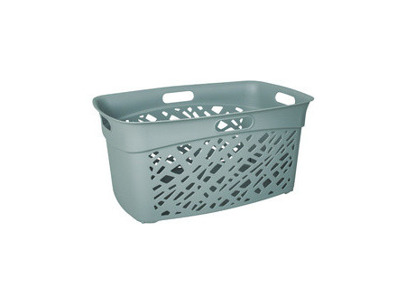 EDA Corbeille à linge ALMERIA, 45 litres, PP, gris
