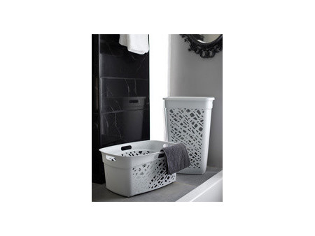 EDA Corbeille à linge ALMERIA, 45 litres, PP, vert eucalyptu