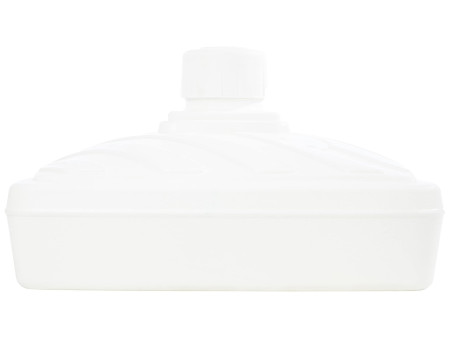 EDA Pied de parasol, plastique, carré, (L)565 mm, blanc