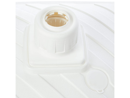 EDA Pied de parasol, plastique, carré, (L)565 mm, blanc