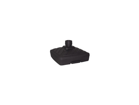 EDA Pied de parasol, plastique, carré, (L)565 mm, gris