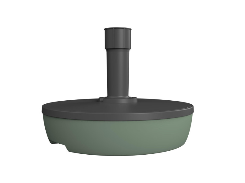 EDA Pied de parasol, plastique, rond, 495 mm, bicolore