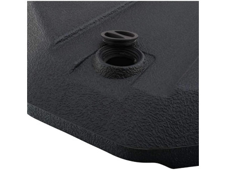 EDA Dalle de lestage pour parasol suspendu, gris foncé