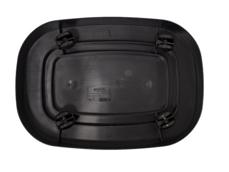EDA Bac à pellets, 70 litres, noir