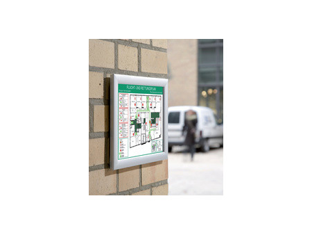 FRANKEN Cadre porte-affiches security, ininflammable, A2