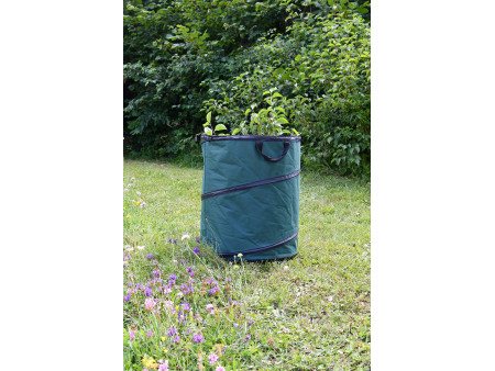 EDA Sac de jardin POP UP, 117 litres, polyester, vert foncé