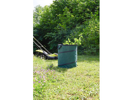 EDA Sac de jardin POP UP, 117 litres, polyester, vert foncé