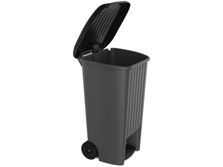 EDA Poubelle, 100 litres, plastique, anthracite