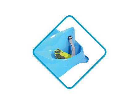 EDA Luge pour tout-petits Bobee Bob, plastique, bleu