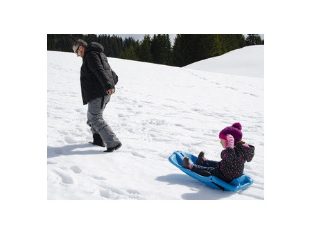 EDA Luge, plastique, 1 personne, rouge