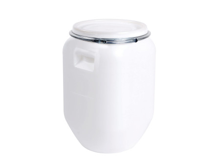 EDA Fût de stockage, 25 litres, plastique, blanc