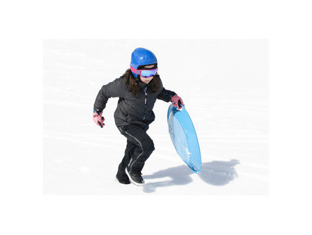 EDA Luge toupie, plastique, diamètre: 640 mm, rouge