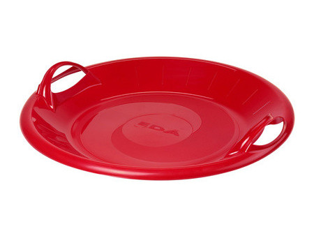 EDA Luge toupie, plastique, diamètre: 640 mm, rouge