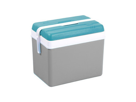 EDA Glacière, plastique, 35 litres, gris / bleu lagune