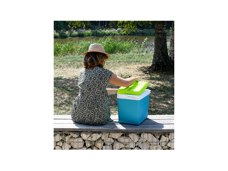 EDA Glacière, plastique, 35 litres, bleu lagune