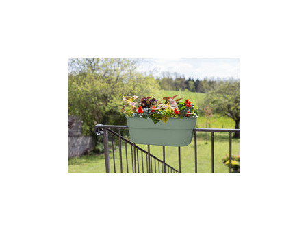 EDA Pot pour balustrade 'OSAKA' (L)560x(P)300 mm, anthracite