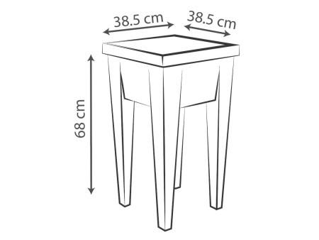 EDA Mini-jardinière 'VEG&Table' Aromatique, anthracite