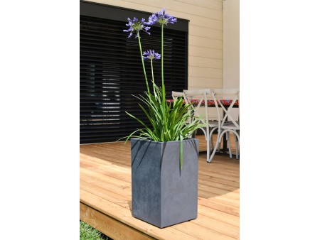 EDA Bac à plantes BASALT UP, colonne, (H)495 mm, anthracite