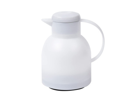 emsa Pichet isotherme SAMBA, 1 litre, blanc translucide