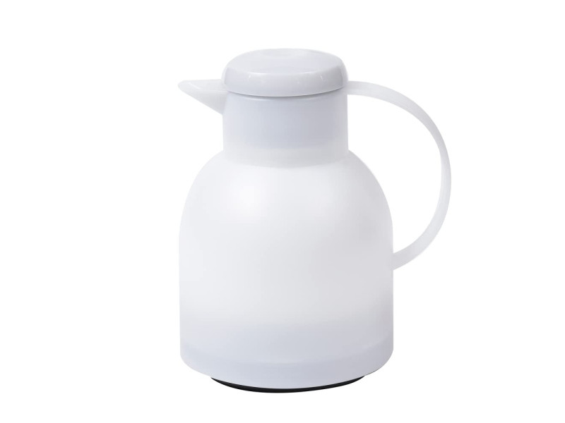 emsa Pichet isotherme SAMBA, 1 litre, blanc translucide
