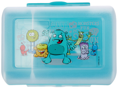emsa Boîte à tartine VARIABOLO Clipbox, motif: monstre