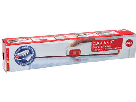 emsa Coupe-film 'CLICK & CUT', blanc / rouge