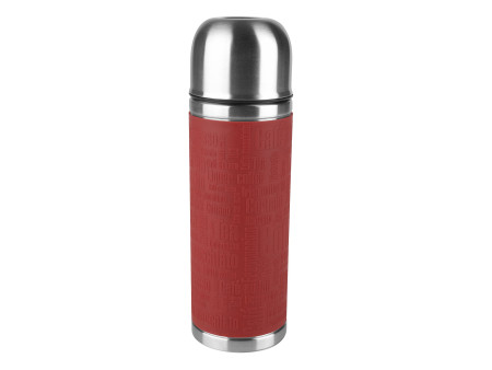 emsa Bouteille isotherme SENATOR, 0,50 l, manchette rouge