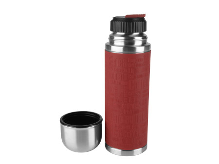 emsa Bouteille isotherme SENATOR, 0,50 l, manchette rouge