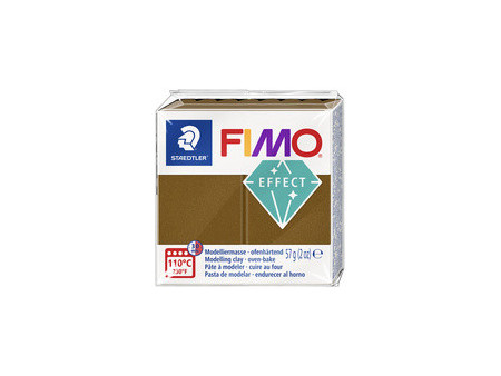 FIMO Pâte à modeler EFFECT, gris métallisé, 57 g