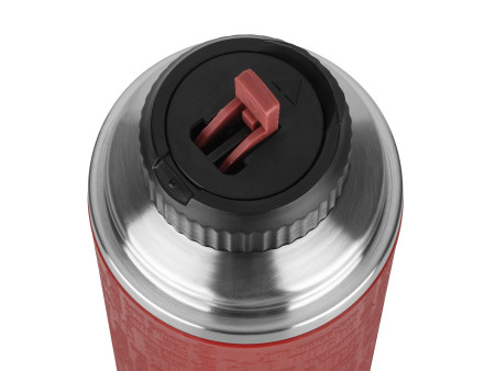 emsa Bouteille isotherme SENATOR, 0,50 l, manchette rouge