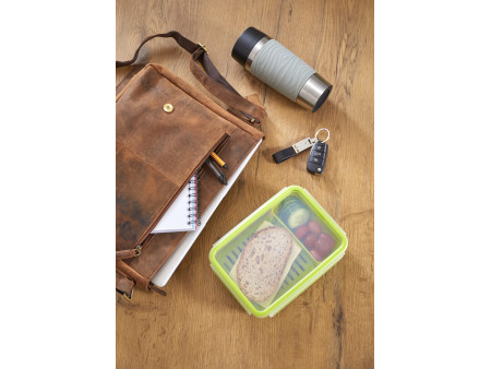 emsa Boîte à brunch CLIP & GO, 1,20 L, transparent / vert