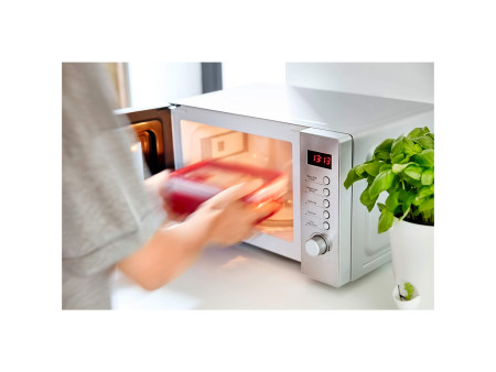 emsa Boîte pour micro-ondes CLIP & MICRO, 0,55 L, rouge