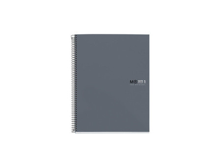 MIQUELRIUS Cahier à spirale 'Notebook THE ORIGINAL' A4, gris