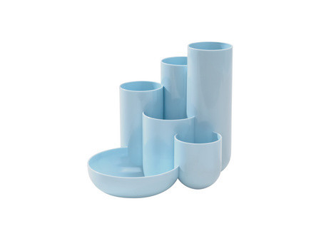 HAN Multipot à crayons CAMPUS, 6 pots, bleu pastel