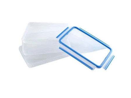 emsa Boîte à charcuterie CLIP & CLOSE, 3x 1,0 L, transparent