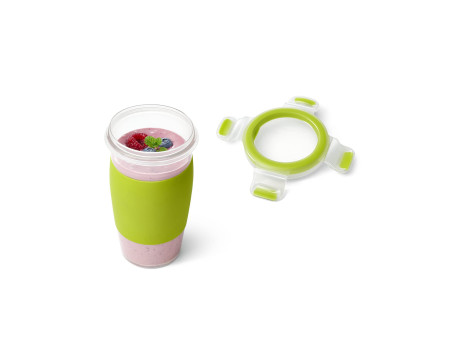 emsa Mug pour smoothie CLIP & GO, 0,45 litre, rond