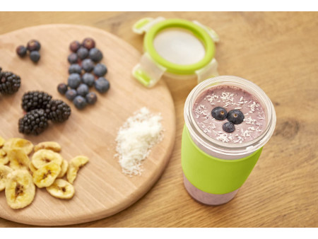 emsa Mug pour smoothie CLIP & GO, 0,45 litre, rond