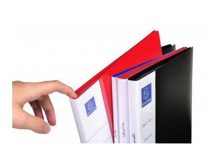 EXACOMPTA Protège-documents, A4, PP, 30 pochettes, noir