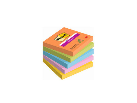 Post-it Bloc-note super sticky notes, 127 x 76 mm, Boost