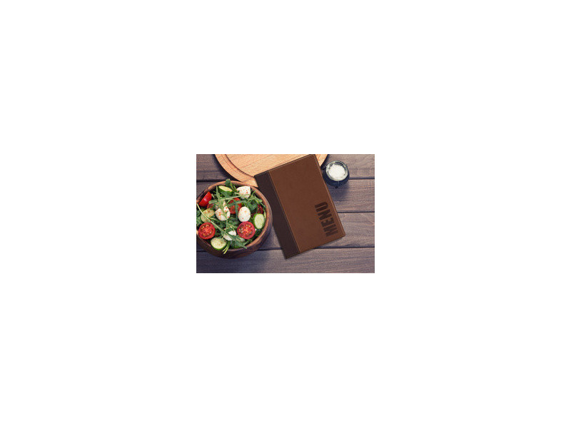Securit Protège-menus TRENDY, A4, marron clair
