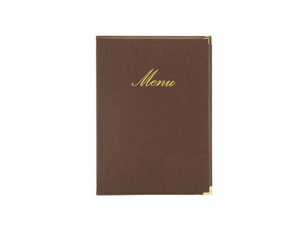 Securit Protège-menus CLASSIC, A4, noir