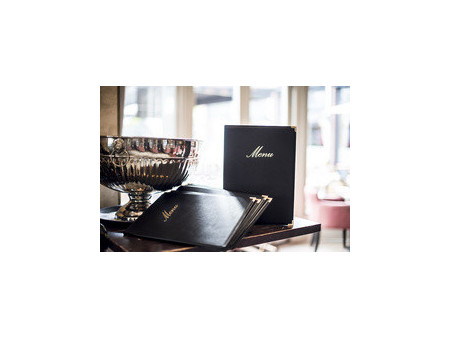 Securit Protège-menus CLASSIC, A4, marron