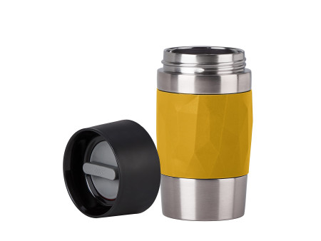 emsa Gobelet isotherme TRAVEL MUG COMPACT, 0,3 litre, jaune