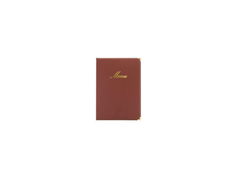Securit Protège-menus CLASSIC, A5, rouge bordeaux
