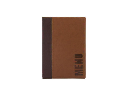 Securit Protège-menus TRENDY, A5, brun clair