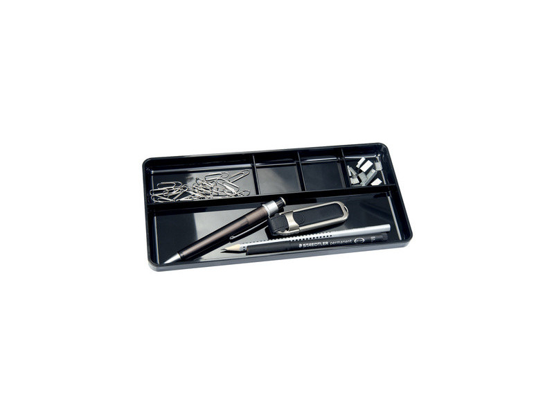 HAN Plumier KLASSIK, plastique, 5 compartiments, noir